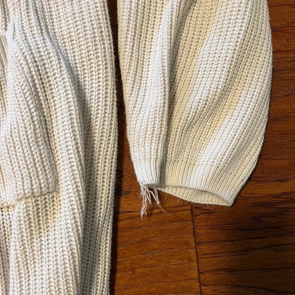Pretty Lavish Cream Knit Cardigan - Picture 2 of 3